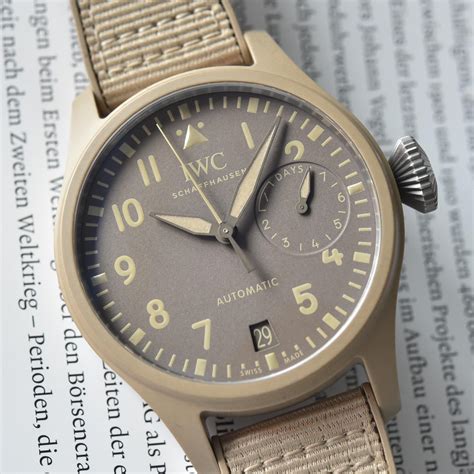 iwc mojave desert price|mojave desert big pilot watch.